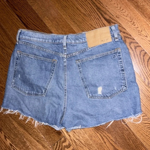 Rag & Bone Mia Highrise Vintage dixie style distressed denim jeans shorts - Picture 6 of 12